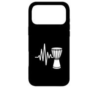 Custodia per iPhone 17 Pro Max Heartbeat Rhythm African Djembe Drum Pulse