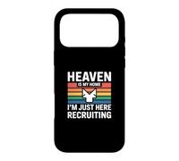 Custodia per iPhone 17 Pro Max Heaven Is My Home I'm Just Here Recruiting