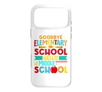Custodia per iPhone 17 Pro Max Hello Middle School, Goodbye Elementary School 2026 Last Day