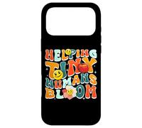 Custodia per iPhone 17 Pro Max Helping Tiny Humans Bloom Retro Colorful Teacher Design