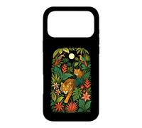 Custodia per iPhone 17 Pro Max Henri Rousseau ispirato alla tigre tropicale della giungla botanica