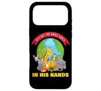 Custodia per iPhone 17 Pro Max He's Got The Whole World in His Hands - Faith Kids Animals