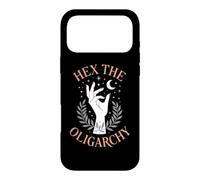 Custodia per iPhone 17 Pro Max Hex the Oligarchy Witchy Protest Anti Oligarchy