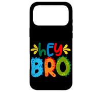 Custodia per iPhone 17 Pro Max Hey Bro, Little Bro, Best Brother Ever Novelty Graphic Cool