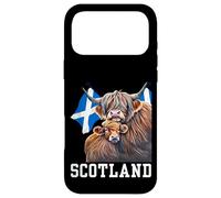 Custodia per iPhone 17 Pro Max Highland Cow per gli amanti della Scozia o degli antenati scozzesi