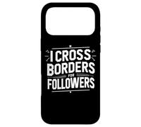 Custodia per iPhone 17 Pro Max Ho attraversato le frontiere per i follower divertente viaggio Vlogger