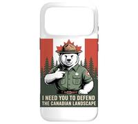 Custodia per iPhone 17 Pro Max Ho bisogno di te per difendere il paesaggio canadese