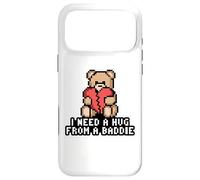 Custodia per iPhone 17 Pro Max HO BISOGNO DI UN ABBRACCIO DA UN CATTIVO ORSACCHIOTTO Pixel Broken Heart