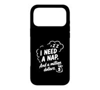 Custodia per iPhone 17 Pro Max Ho bisogno di un pisolino e un umorismo sarcastico da un milione di dollari