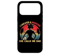 Custodia per iPhone 17 Pro Max Ho creato un mostro Lei mi chiama papà Funny Festa del papà
