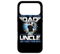 Custodia per iPhone 17 Pro Max Ho due titoli papà e zio divertente padri giorno