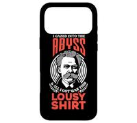 Custodia per iPhone 17 Pro Max Ho guardato nell"abisso per la camicia schifosa Nietzche Abyss