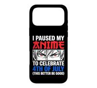 Custodia per iPhone 17 Pro Max Ho messo in pausa il mio anime per festeggiare il 4 luglio