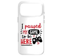 Custodia per iPhone 17 Pro Max Ho messo in pausa il mio gioco per essere qui Video Gamer Love Social