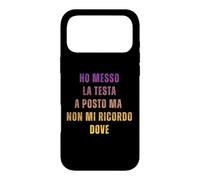 Custodia per iPhone 17 Pro Max Ho Messo La Testa A Posto Smemorato Testa Tra Le Nuvole