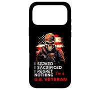 Custodia per iPhone 17 Pro Max Ho servito Ho sacrificato Non mi pento di niente Sono un veterano degli Stati Uniti