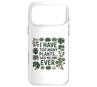 Custodia per iPhone 17 Pro Max Ho troppe piante... Non ho mai detto nessuno