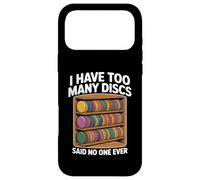 Custodia per iPhone 17 Pro Max Ho troppi dischi Player Men Funny Disc Golf