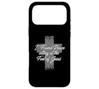 Custodia per iPhone 17 Pro Max Ho trovato la pace seduto ai piedi di Gesù Christian