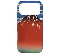 Custodia per iPhone 17 Pro Max Hokusai Red Fuji Southern Wind Clear Mattina Arte giapponese