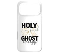 Custodia per iPhone 17 Pro Max Holy Ghost Energy Cute Halo Ghosts Christian Halloween