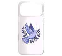 Custodia per iPhone 17 Pro Max Holy Spirit Dove And Cross Christian Inspirational Faith