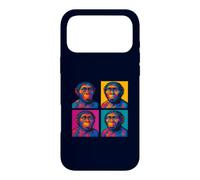 Custodia per iPhone 17 Pro Max Homo Habilis Pop Art Evoluzione umana precoce Handy Man