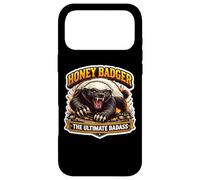 Custodia per iPhone 17 Pro Max Honey Badger The Ultimate Badass Cool Animal Lover Citazione Fan