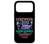 Custodia per iPhone 17 Pro Max Honeymoon Cruise 2026 Just Married Matching Couples Vacation