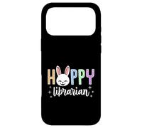 Custodia per iPhone 17 Pro Max Hoppy Librarian Happy Easter Bunny Grafica
