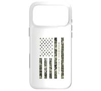 Custodia per iPhone 17 Pro Max Hormuz Patrol American Flag Camouflage USA Distressed