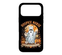 Custodia per iPhone 17 Pro Max Hospice Infermiera Fantasma Halloween Zucca Cura Design