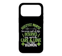 Custodia per iPhone 17 Pro Max Hospice Nurse perché la vita merita cura e amore