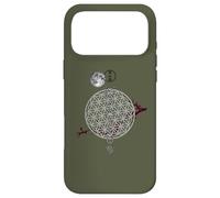 Custodia per iPhone 17 Pro Max Hotsuma Personaggio Fiore della Vita Culture giapponesi