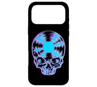 Custodia per iPhone 17 Pro Max House Music Glitch Optical Illusion EDM Rave DJ Skull LP