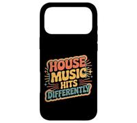 Custodia per iPhone 17 Pro Max House Music Hits Differently EDM Mood Party -