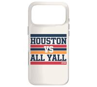 Custodia per iPhone 17 Pro Max Houston VS All Y'all Hashtag # Pesce Bayou City