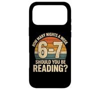 Custodia per iPhone 17 Pro Max How Many Nights a Week Should You Be Reading Funny 6 7 Meme