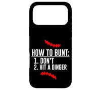 Custodia per iPhone 17 Pro Max How To Bunt Don't Hit A Dinger Allenamento di baseball