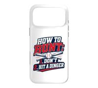 Custodia per iPhone 17 Pro Max How To Bunt, Hit a Dinger Funny Baseball Player Home Run Fun