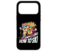 Custodia per iPhone 17 Pro Max How To Ski Funny Pizza French Fries
