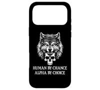 Custodia per iPhone 17 Pro Max Human By Chance Alpha Wolf Choice Big Dad Wolf Man Werewolf