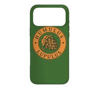 Custodia per iPhone 17 Pro Max Humulus lupulus lupulus luppolo per birra artigianale in marrone e verde