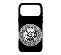 Custodia per iPhone 17 Pro Max Hunab Ku Aztec Maya Calendario Simbolo