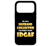 Custodia per iPhone 17 Pro Max Husband Collector IDGAF Meme Ex Wife Divorced Woman