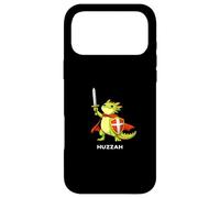 Custodia per iPhone 17 Pro Max Huzzah Dragon Paladin Funny Sword Shield Meme Novelty Quote