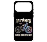 Custodia per iPhone 17 Pro Max Hybrid Rider Analogue Roots Digital Boost E-Bike Acustica