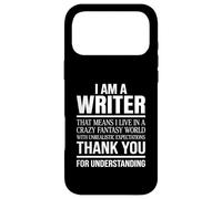 Custodia per iPhone 17 Pro Max I Am a Writer Funny Author Gift