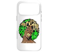 Custodia per iPhone 17 Pro Max I Am My Ancestors Dreams Afro Black Queen Vintage Verde Lime