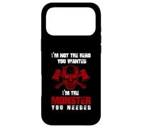 Custodia per iPhone 17 Pro Max I am not the hero you wanted I am the mostster you needed